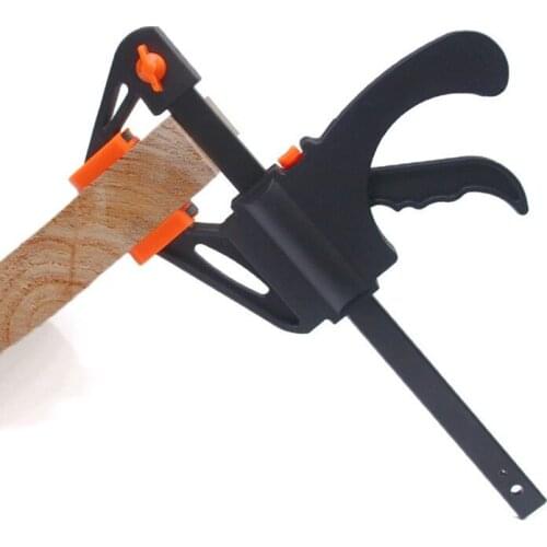 4Pcs 4 Inch Woodworking Clamp Quick Ratchet Release F Clamps Clip DIY Carpentry Reverse Clamping Tools