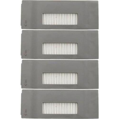 Replacement 4Pcs Vacuum Cleaner Robot Dust Filter for Ecovacs Deebot DT85 DT83 DM81 DT85G