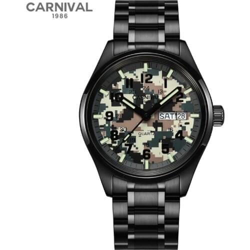 Камуфляжные часы Carnival China At AliExpress
