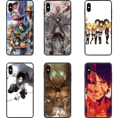 Free Japanese Anime Attack On Titan For Huawei Honor 20 20I 20S 10 10I 6A 7A 7X 8C 8X 9 9A 9I 9X Lite Pro Tpu Black Soft Black