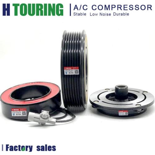 6SBU14A auto a/c ac compressor clutch pulley kit for BMW 5 Touring (F11) 9216466 64506805070 64529399059 64529399072 64529223694