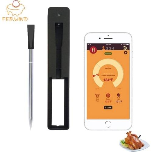 Best Remote Wireless Meat Thermometer For Cooking Food Smart Bluetooth Bbq Thermometer Electronic Wifi Probe Thermometers 173