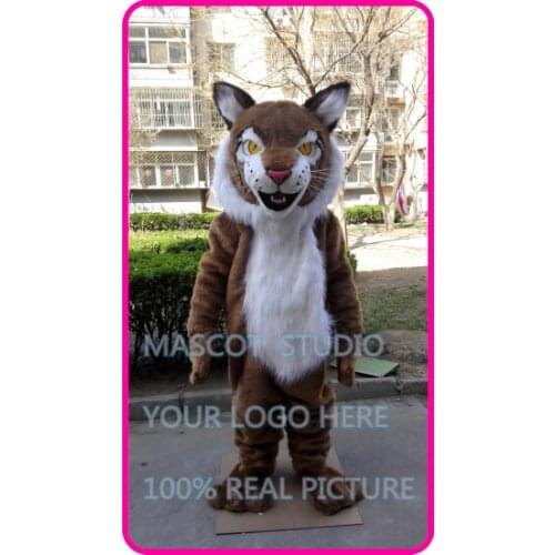 Mascot wildcat mascot wild cat bobcat costume custom fancy costume anime cosplay kits mascotte cartoon fancy dress