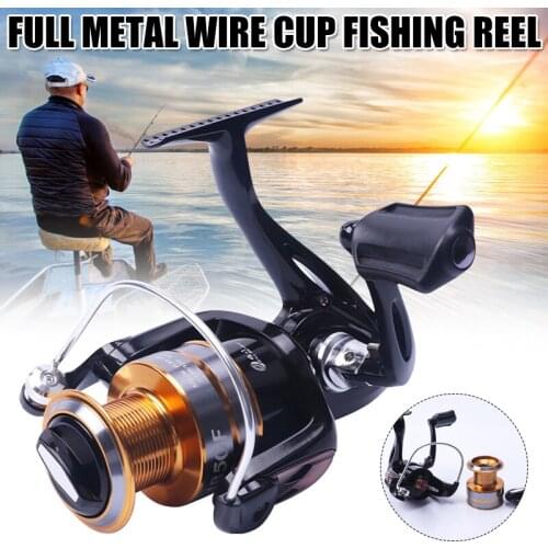 Metal Powerful Fishing Reels Ultra Smooth High Capacity Folding Rocker Metal Spool Fishing Equipment Carretilha De Pesca