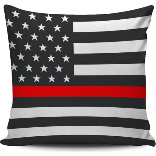 FIREFIGHTER PILLOW COVER 3D printed Polyester Decorative Pillowcases Throw Pillow Cover Square Zipper Pillow cases style-1