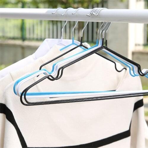 Stainless Steel Dry Or Wet Clothes Hanger Non-Slip Space Saving Clothes Hangers With Hook Closet Organizer Drying Racks NEW