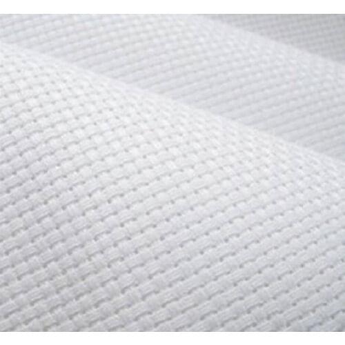 ONEROOM FREE Shipping Top Quality 16CT embroidery canvas, cross stitch canvas of white color 3