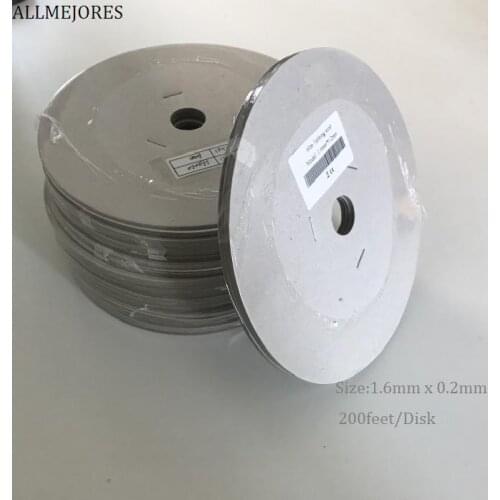 ALLMEJORES solar cell tabbing wire 60meters/Lot Diy solar panel solder wire copper electrical welding strip 1.6mm *0.2mm