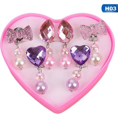 No Piercing Earring Ear Ring for Baby Girls Children Korean Style Kids Ear Clip Lovely Cartoon Animal Baby Ear Clip Gift Jewelry