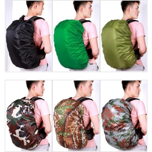 Rain Cover Backpack 35L 40L 50L 60L Waterproof Bag Camo Tactical Outdoor Camping Hiking Climbing Dust Raincover Rucksack Cover