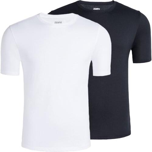 Xiaomi ZENPH for DuPont Smart Antibacterial Deodorant Men T-shirt Summer Deodorant Short Sleeve Fitness Running Sweatshirt