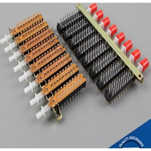 1PCS Straight key switch 18 foot lock interlocking belt hole