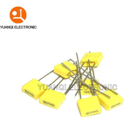 1000pcs Polypropylene Safety Plastic Film 100V 1nF ~ 470nF 100nf 220nf 10nf 47nf 22nf 1nf 0.47uf 0.1uf Correction capacitor