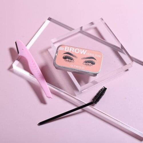 5/10/15PCS Eyebrow Styling Gel Wild Eyebrow Styling Cream Colorless Waterproof Long-lasting Cosmetic Send Eyebrow Trimmer TSLM1