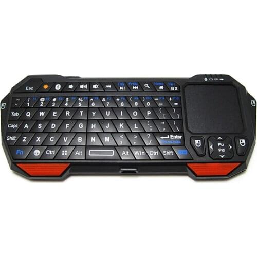 Mini Keyboard Wireless Bluetooth Keyboard With Touchpad For Smart Phone Projector Tablet PC Game Console 450 Li-Ion Battery