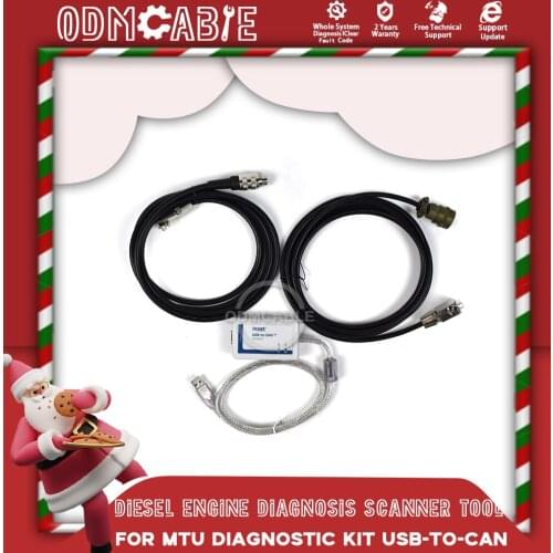 For mtu auto diagnostic scanner (USB-to-CAN)for MTU Diasys 2.70 with MEDC /ADEC ECU7 Diagnostic Cable Full Kit