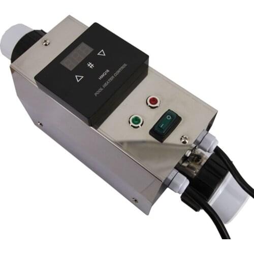 3KW Pool Heater Electric Swimming Pool and SPA Bath Heating Tub Water Heater Thermostat Swimming Pool Accessories