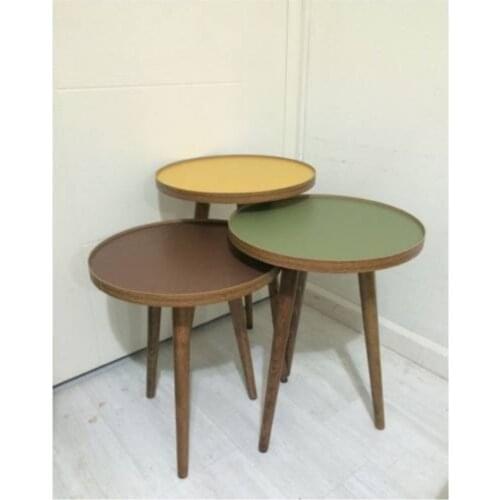 New 2021 Modern Natural Trend Brand 3 PCs Zigon Coffee Table