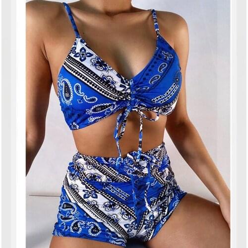 Leopard Bikini Swimwear Women Push Up Girl Swimsuit Sexy Bathing Suit Biquini Neon Maillot De Bain Femme Monokini Tankini