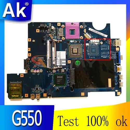 Laptop Motherboard For LENOVO Ideapad G550 Mainboard KIWA7 LA-5082P 168002997 GL40