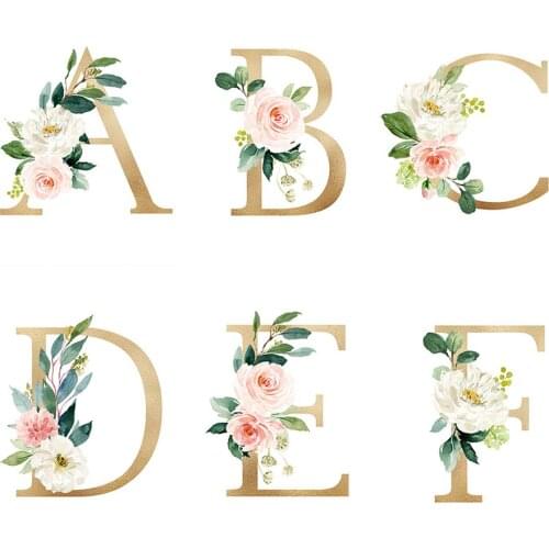 5D DIY Diamond Painting Letter Flowers Cross Stitch Kit Full Drill Embroidery Mosaic Art Picture of Rhinestones Home Decoration