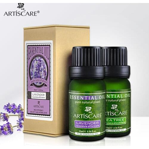 Remove acnes & Fade acne marks SET, Lavender essential oil + Tea tree essentail oil for acne treatment skin care Massage oils