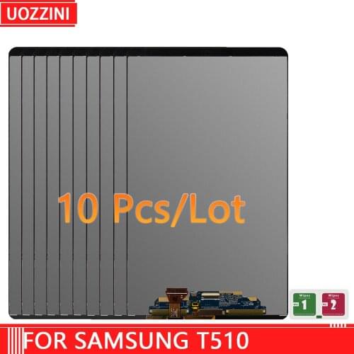 10Pcs Original LCD 100%Test For Samsung Galaxy Tab A10.1 2019 T510 T515 T517 SM-T510 LCD Display Touch Screen Digitizer Assembly