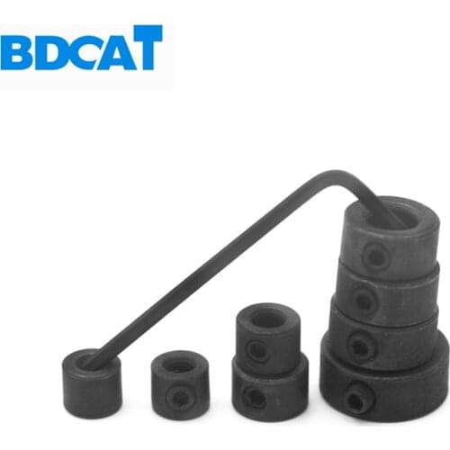 8pcs/set 3-16mm Location Drill Bit Woodworking Tools Drill Locator Drill Bit Depth Stop Collar Ring Positioner With Hex Wrench
