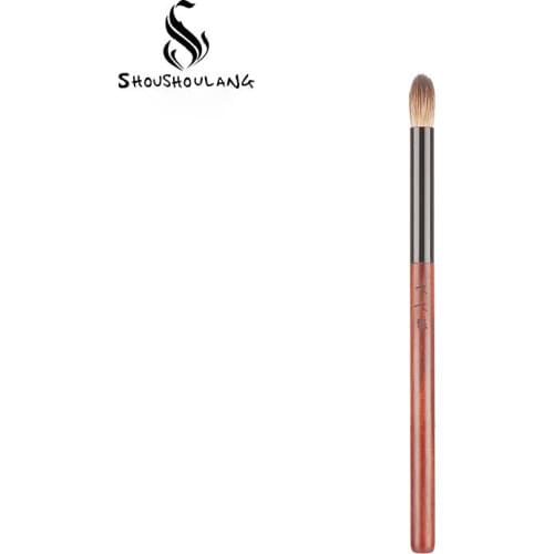 Shoushoulang Professional Handmade Make Up Brush A08 Tapered Eye Shadow Blending Brush Soft Red Fox Hair Makeup Brushes