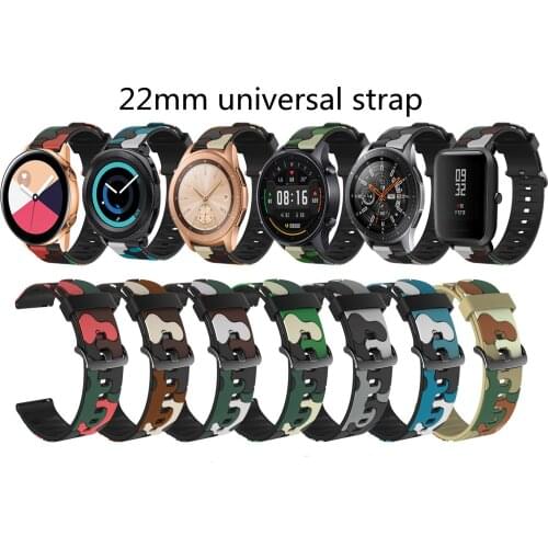 20mm 22mm Printing Strap For Samsung Galaxy Watch 44MM 46MM Watch 3 Graffiti Style Band For HuaMi Amazfit Huawei Smart Watch