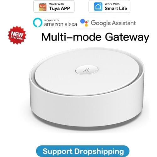 Tuya WiFi+Bluetooth+Zigbee Smart Multi-mode Gateway Multi-protocol Communication Gateway Tuya/smart Life APP Alexa Google Home