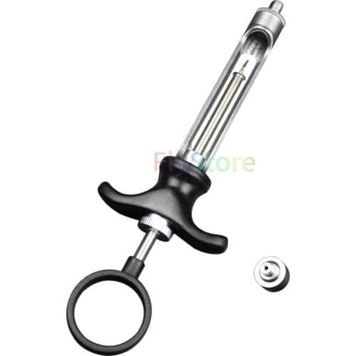 1Pcs New Stainless Steel Dental Aspirating Syringe Dentist Surgical Instruments For Dental Lab