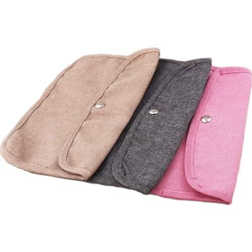 Storage bag,Bags for small things,3 pockets,Portable small pocket,Portable small bag,Clutch bag,Mask Storage bag-Brown/Gray/Pink