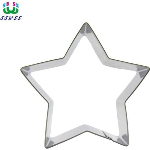 Super Lucky Star Shaped Cake Decorating Fondant Cutters Tools,Five Angle Star Cake Cookie Biscuit Baking Molds,Direct Selling