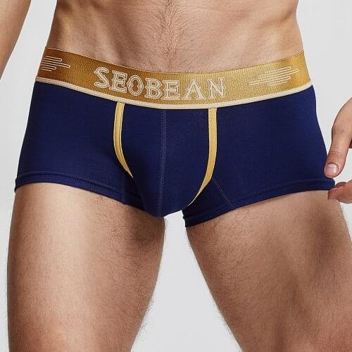 New Boxer Shorts Fashion Cotton Underwear Mens Boxer Decorative Pocket Hipster Male Pyjama Underwear Intimates Hombre for Men