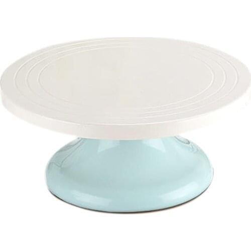 Kapmore 1pc Rotating Cake Turntable Revolving Anti-Slip Display Stand Cake Decorating Tools DIY Baking Tools Accessories