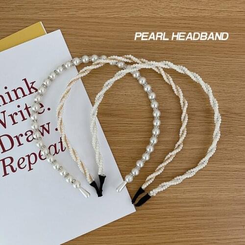 2021 New Fashion Wavy Hairband Women Plastic Headwear Comfortable Non-slip Headband Simple White Hair Accessories