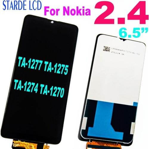 6.5" For Nokia 2.4 LCD Display Touch Screen Digitizer Assembly For Nokia 2.4 TA-1277 TA-1275 TA-1274 TA-1270 LCD