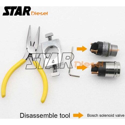 STAR diesel Take Out Solenoid Control Valve 703/697 Partition Dismantling Disassemble Tools S0828 ForBosch 0445120