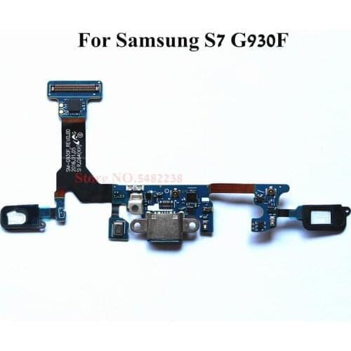 10 pcs/Lot Original USB Charging Dock Port Flex cable For Samsung S7 G930F SM-G930F Charger plug board+return Sensor Parts