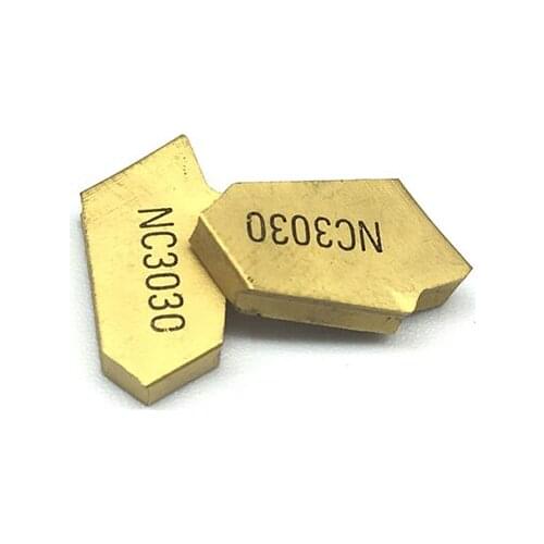 100PCS SP300 NC3030 Single head grooving carbide inserts CNC tool External Turning Tool or Internal Turning Tool