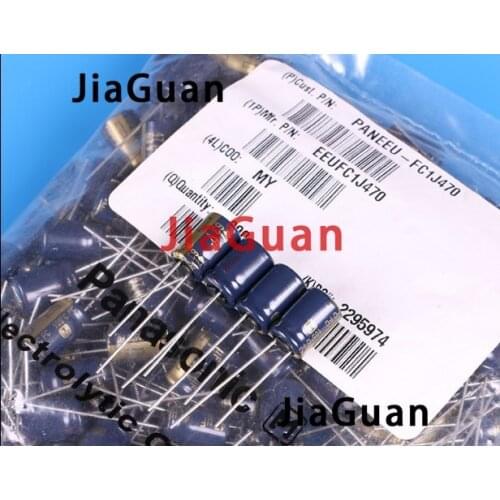 20pcs new Matsushita FC 47UF 63V 8X11.5MM 63V 47UF Audio electrolytic capacitor 47uF/63V fc 63V47UF