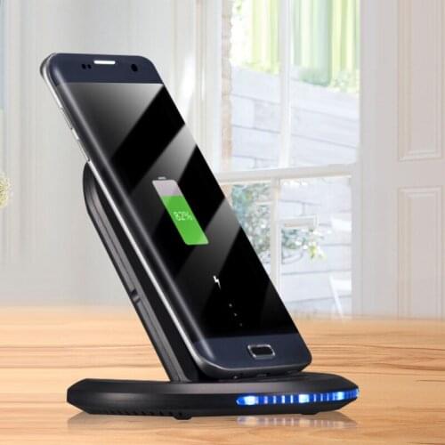 2020 portable low power safety protection charger foldable Qi wireless charger fast charging stand for iPhone XR XS XS MAX
