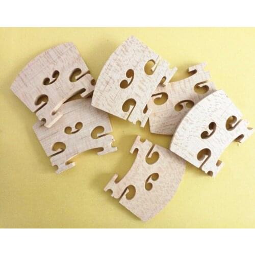 4 pcs most solid maple wood 4/4 violin bridges dried in the open air 15 years