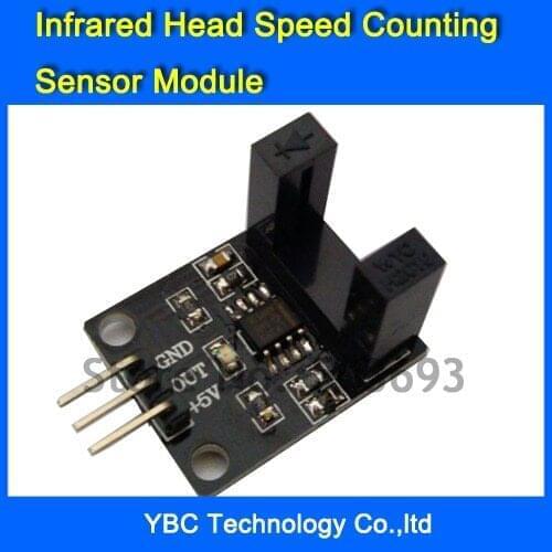 Free Shipping 20pcs/lot Infrared Head Speed Counting Sensor Module LM393 For Workpiece Counting/Motor Speed