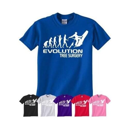 Evolution Of Tree Surgery Mens T-Shirt Gift More Size and Colors-A139