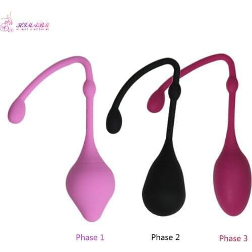 HIMABM Red Female Kegel Weight Vaginal Ball Vaginal Dumbbell Jade Egg Pelvic Floor Muscle Ben Wa Ball Yoni Egg 25mm