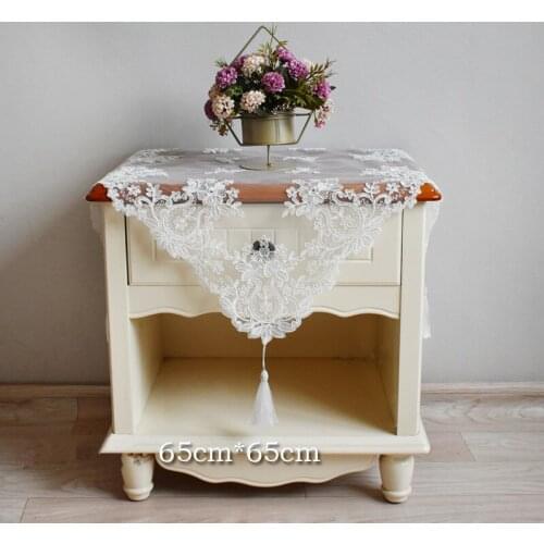 Nordic Style Lace Embroidery Pendant Fashion Tablecloth LCD TV Air Conditioning Appliances Cover Cloth Wedding Party Decoration