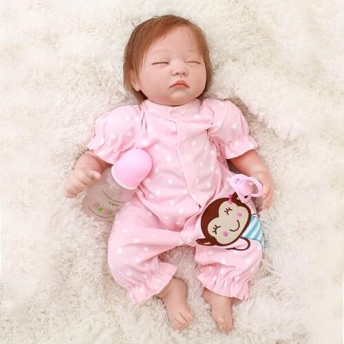 Reborn doll baby juguetes 20"50cm fashion bebes reborn menina bonecas soft cotton body real alive baby bonecas reborn