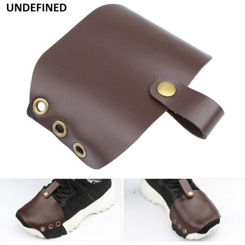Motorcycle Shoes Protective Leather Gear Shift Shoe Sock Boots Protector Cover Shifter Pad Pedal for Motorbike Motocross Racing